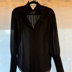 Theyskens Theory Long Sleeve Blouse